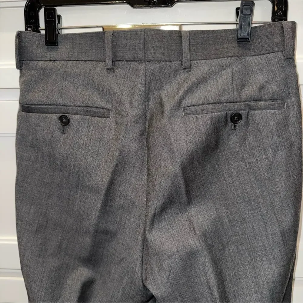 Pronto Uomo The Men's Warehouse Modern Fit Wool Blend Suit Charcoal Gray 36R